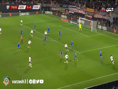 همکاری تیمی دیدنی؛ گل ششم آلمان توسط اودراوگو در دقیقه ۷۹