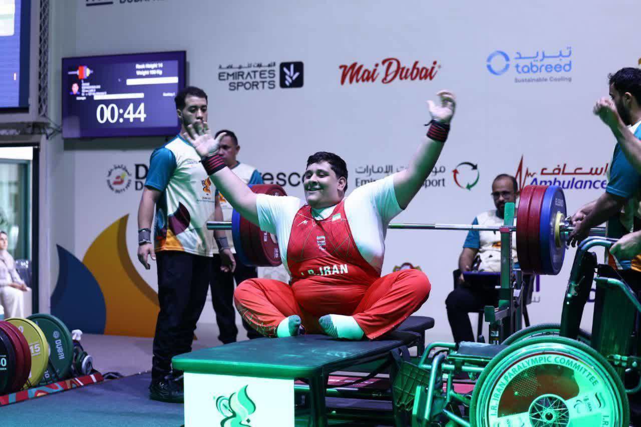قهرمانی وزنه بردار خراسان رضوی در مسابقات پاراآسیایی جوانان دبی