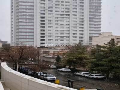 بارش اولین برف پاییزی در مشهد