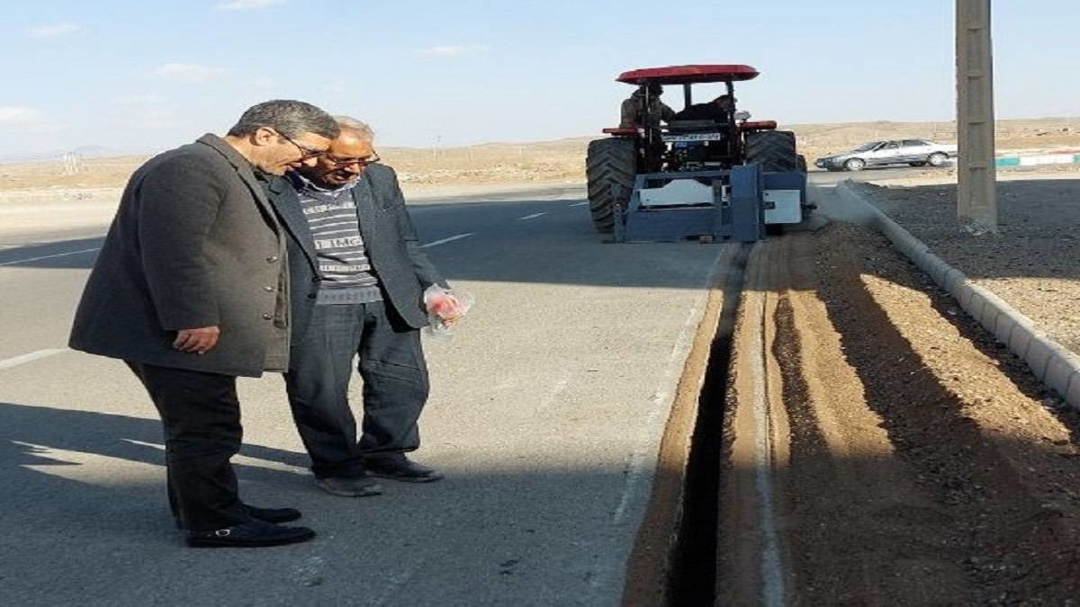 اجرای شبکه فیبر نوری در بردسکن