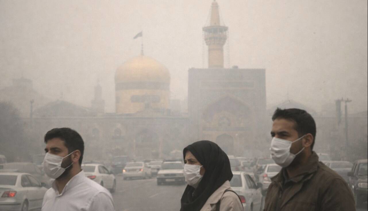 آلودگی هوا برای چهارمین روز پیاپی در کلانشهر مشهد