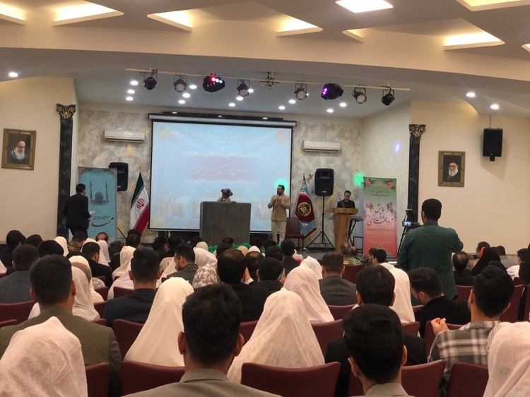 برگزاری همایش زوج‌های جوان قرارگاه شمال شرق ارتش در مشهد