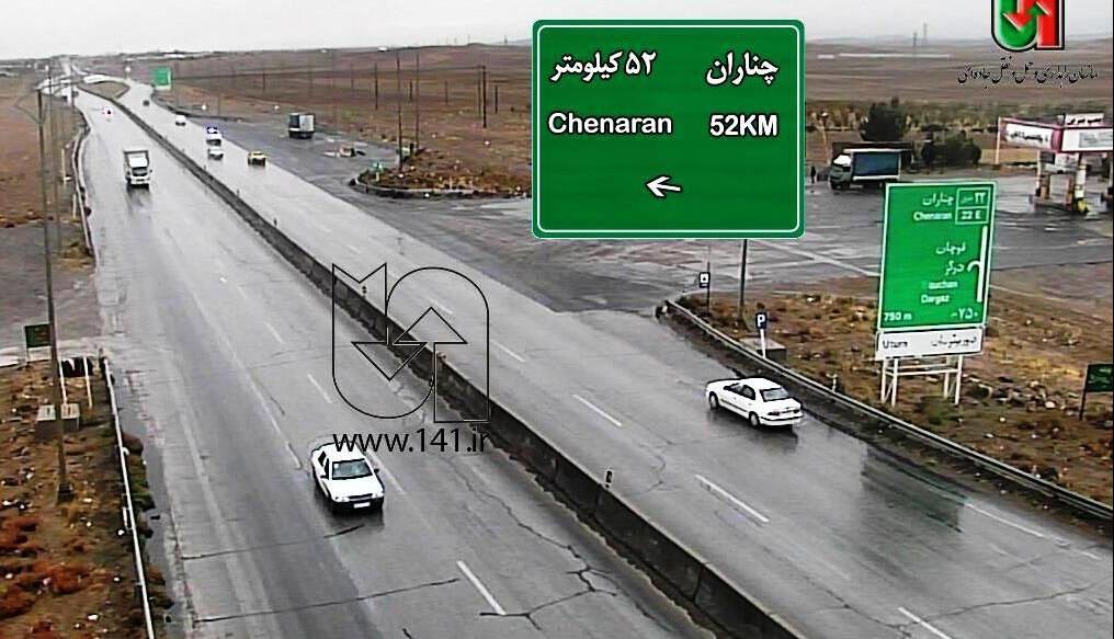 باران و برف جاده های خراسان رضوی را فرا گرفت