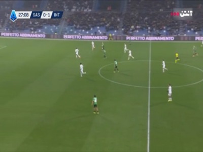 گل دوم اینتر به ساسولو (تورام)