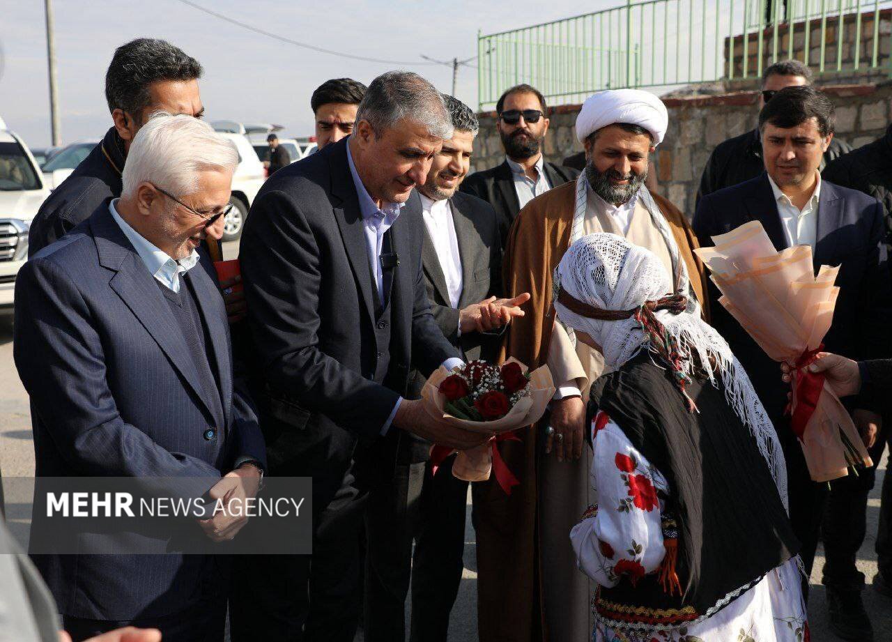 رئیس سازمان انرژی اتمی به خراسان شمالی سفر کرد