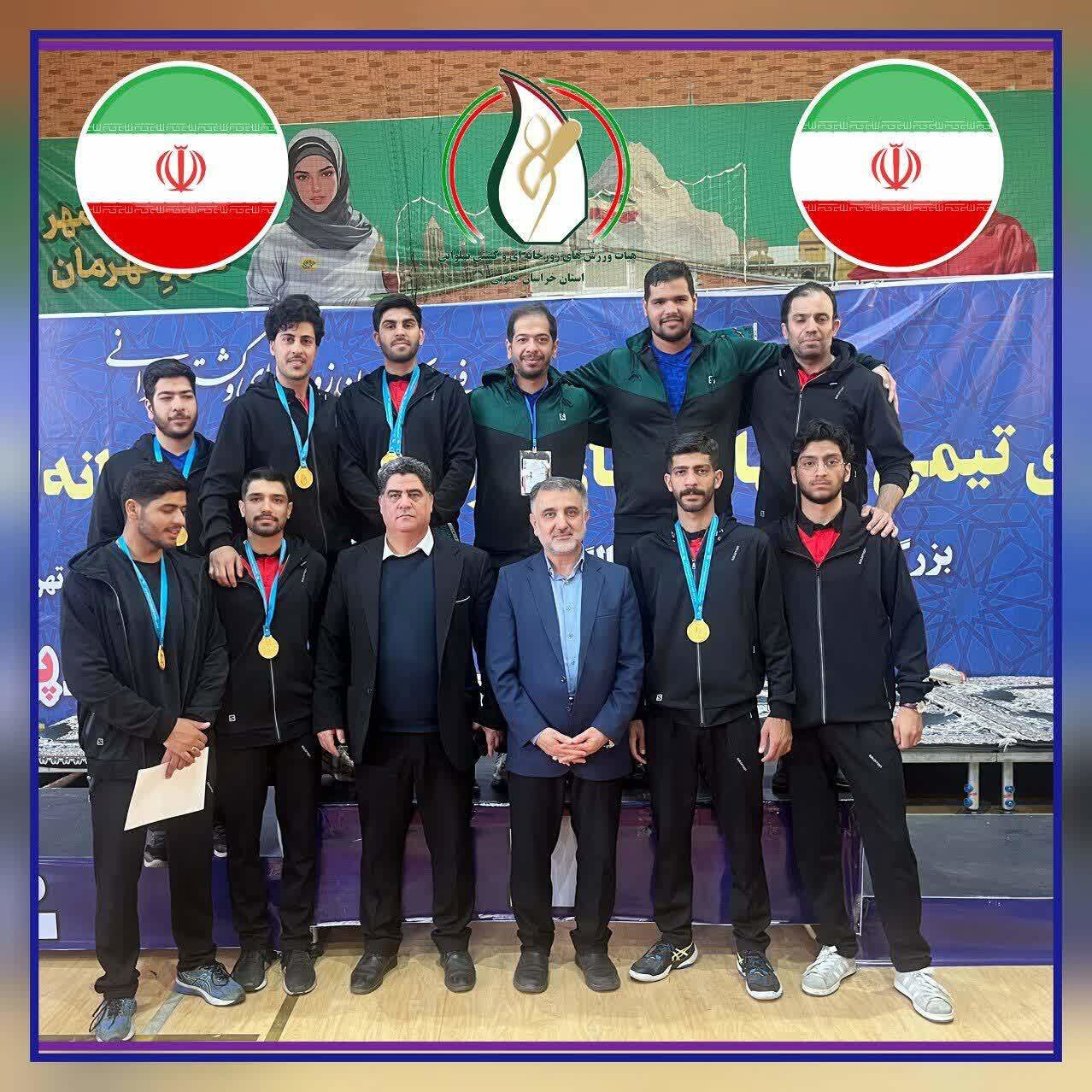 تیم خراسان جنوبی، قهرمان رقابت‌های بزرگسالان زورخانه ای کشور