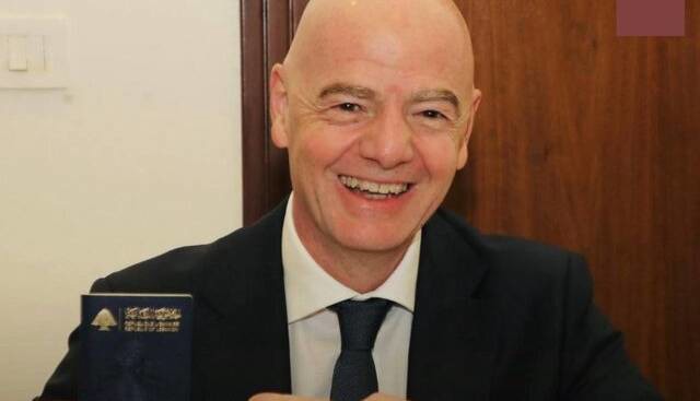 اینفانتینو تابعیت لبنان گرفت