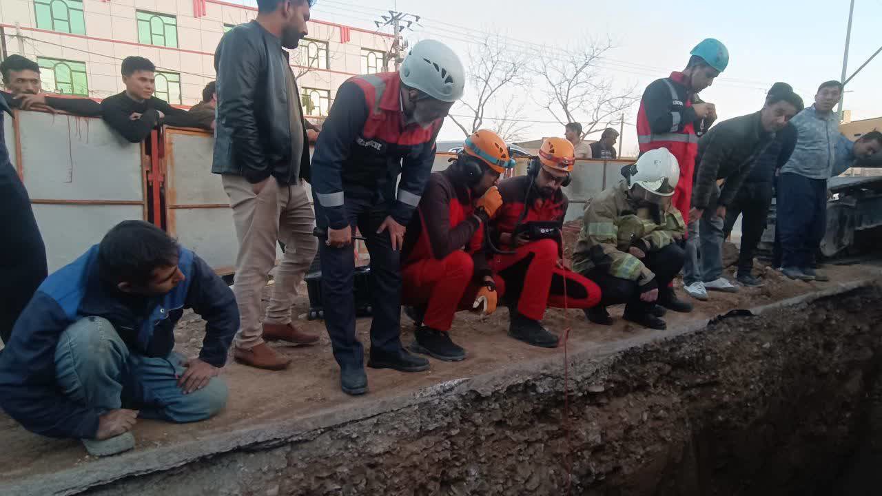 جان باختن یک کارگر در حادثه ریزش کانال فاضلاب در مشهد