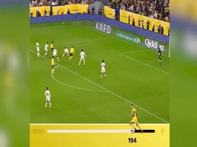 گل شماره ۹۶۴ کریس رونالدو با گزارش عربی!