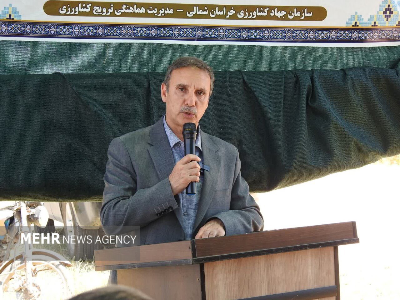 محمود آبادی:مانه دارای ظرفیت بالای کشاورزی در خراسان شمالی است