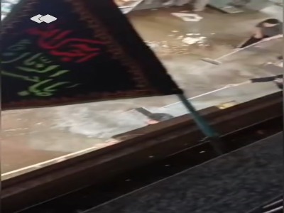 فیلم/ وضعیت بازار امام رضا(ع) پس از سیل مشهد