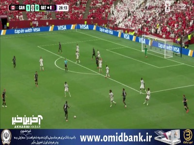 گل دوم کانادا به قطر توسط جاناتان دیوید