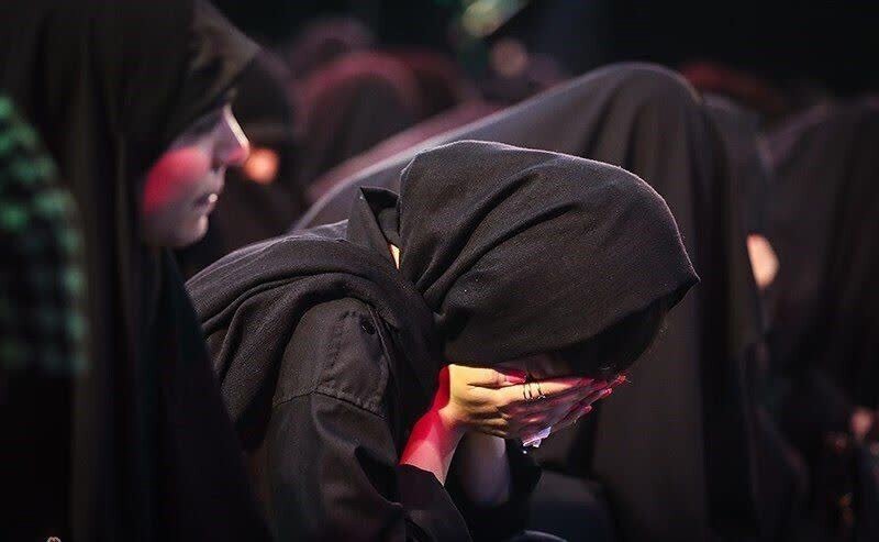 عزاداری هیئت دختران هانیل در شیروان
