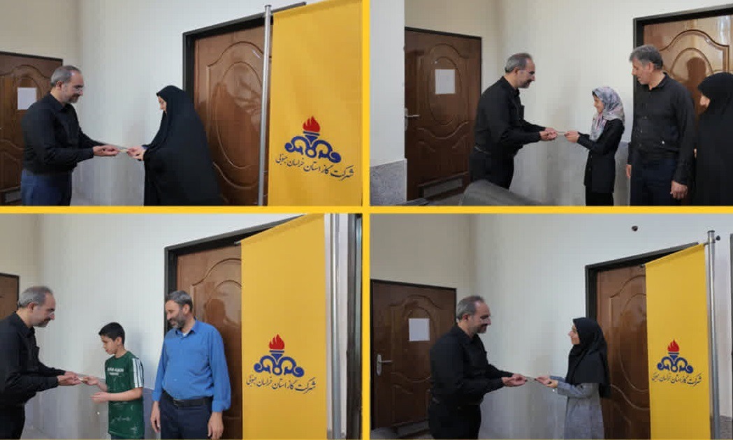 تجلیل از ۴۳۹ برگزیده طرح همیار گاز در خراسان جنوبی