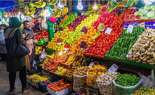 قیمت میوه و تره‌بار و مواد پروتئینی در مشهد