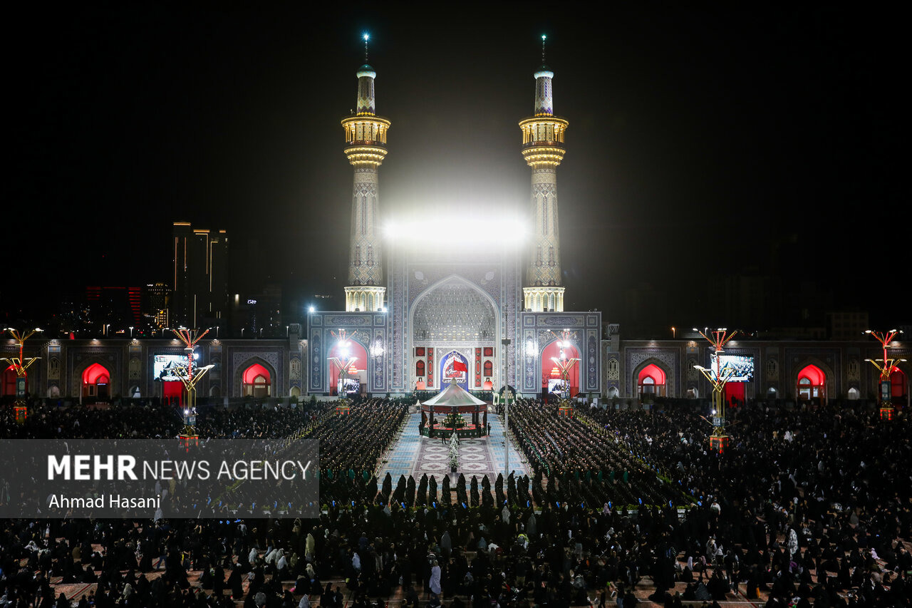 مراسم خطبه‌خوانی شب عاشورای حسینی در حرم امام رضا(ع) برگزار می‌شود