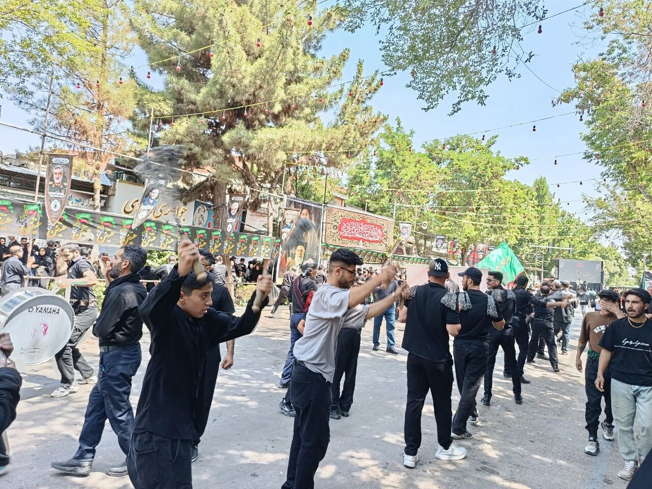 عزاداری هیئات مذهبی بجنورد  در روز تاسوعا