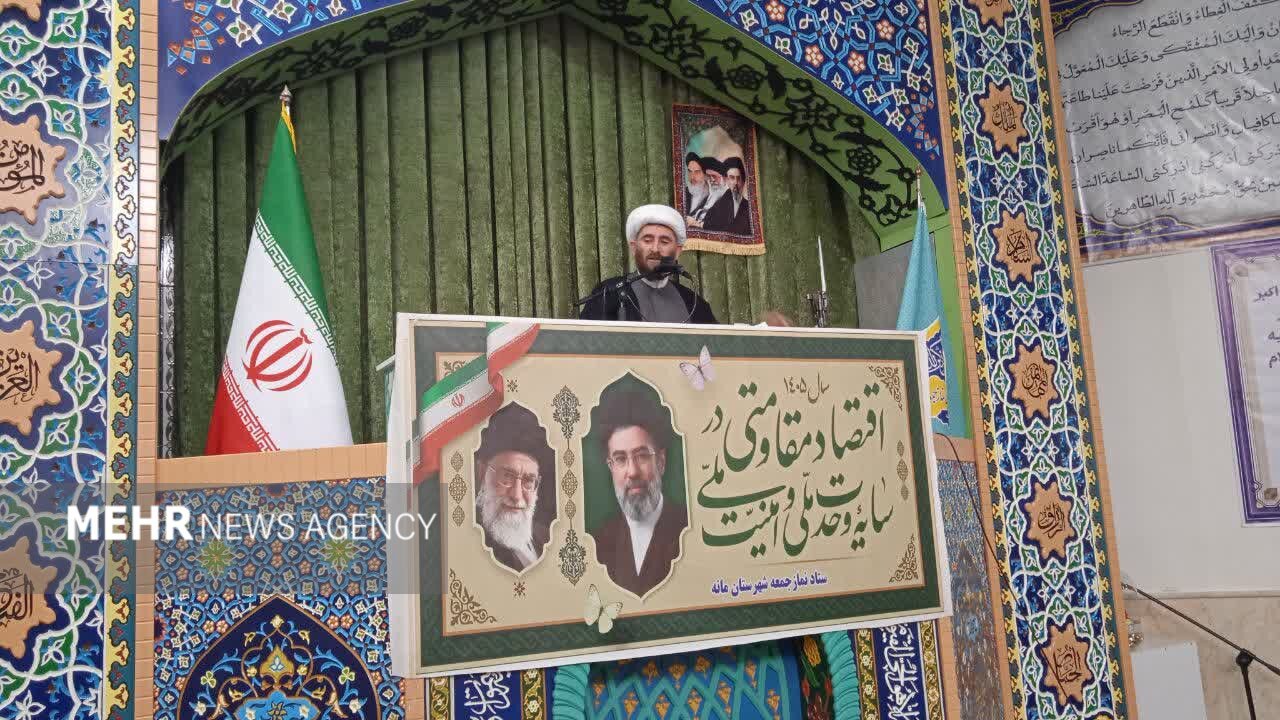 امام جمعه مانه: مسئولان برای اقتصاد پس از جنگ برنامه‌ریزی کنند