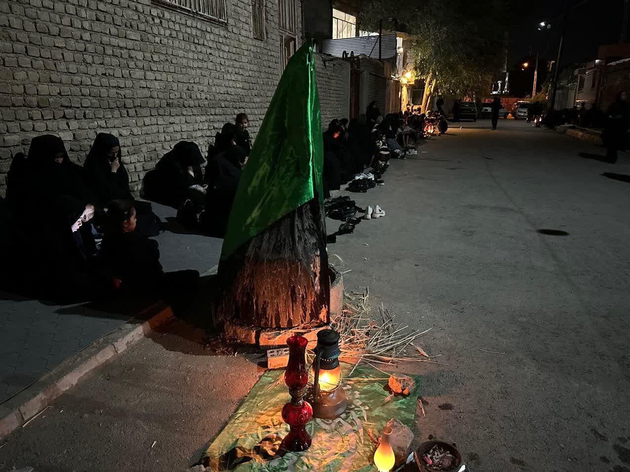 روایتی از روضه‌های خانگی و خیابانی در چناران