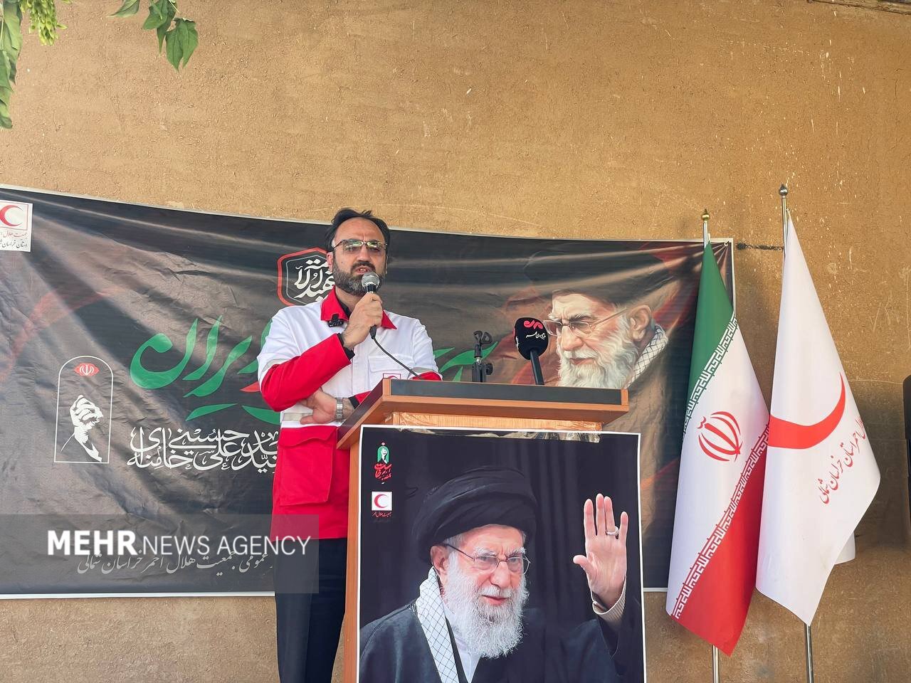 محبان: ۶۰۰ امدادگر و داوطلب هلال‌احمر خراسان شمالی راهی مشهد شدند