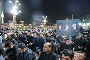 فیلم/ محفل بزرگداشت هفتمین شب تدفین رهبر شهید در حرم امام رضا(ع)