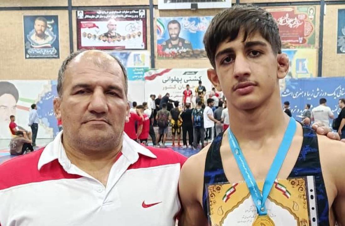 نوجوان تایبادی، صاحب نشان طلای مسابقات کشتی پهلوانی کشور