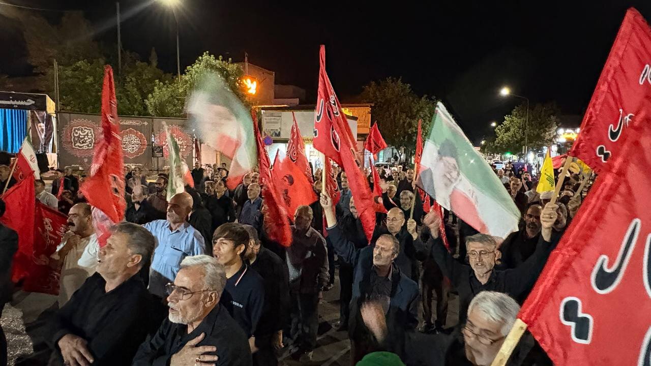 عزاداری شب اربعین قوچانی ها در حسینیه میدان