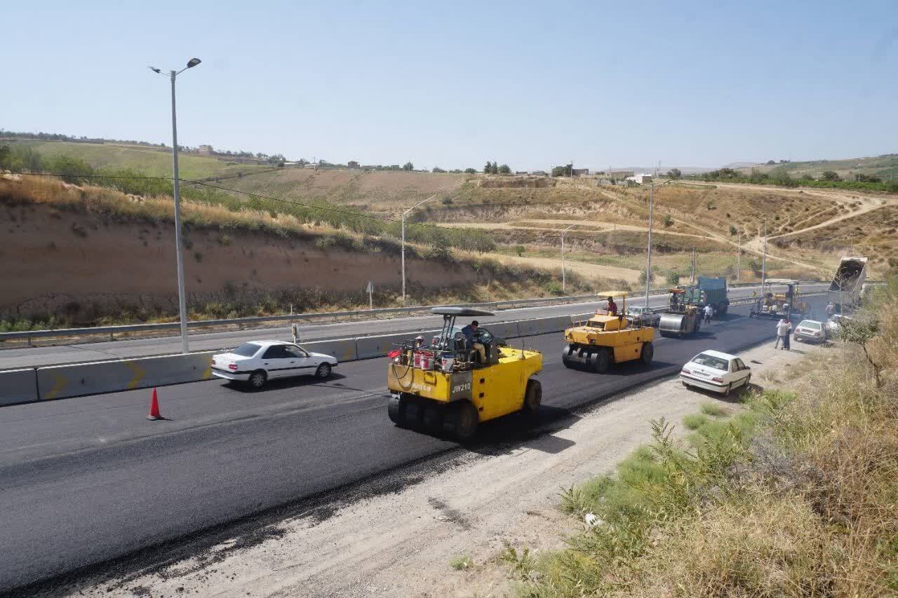 ۲۳ کیلومتر از محور بجنورد – جنگل گلستان در مسیر بهسازی