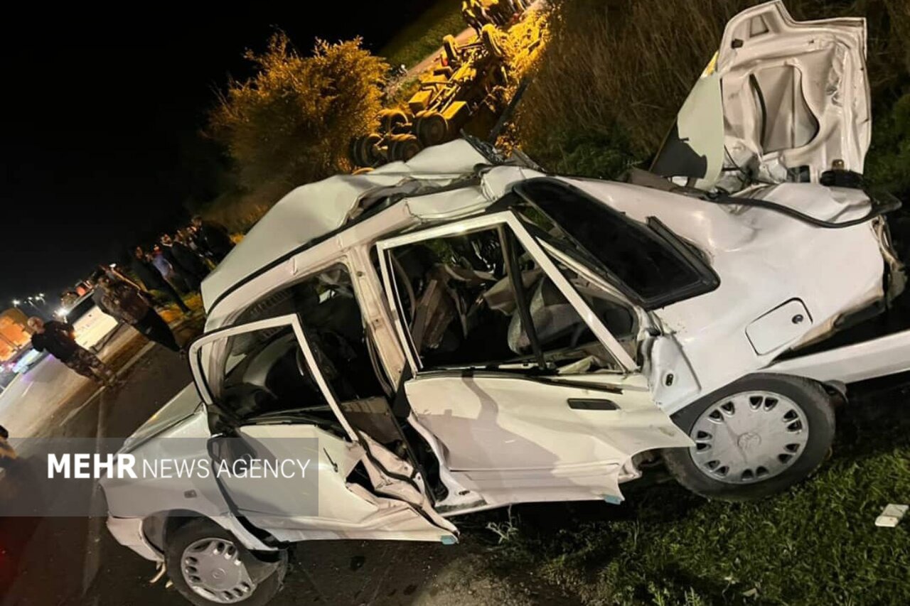 واژگونی پراید در اسفراین پنج مصدوم برجا گذاشت