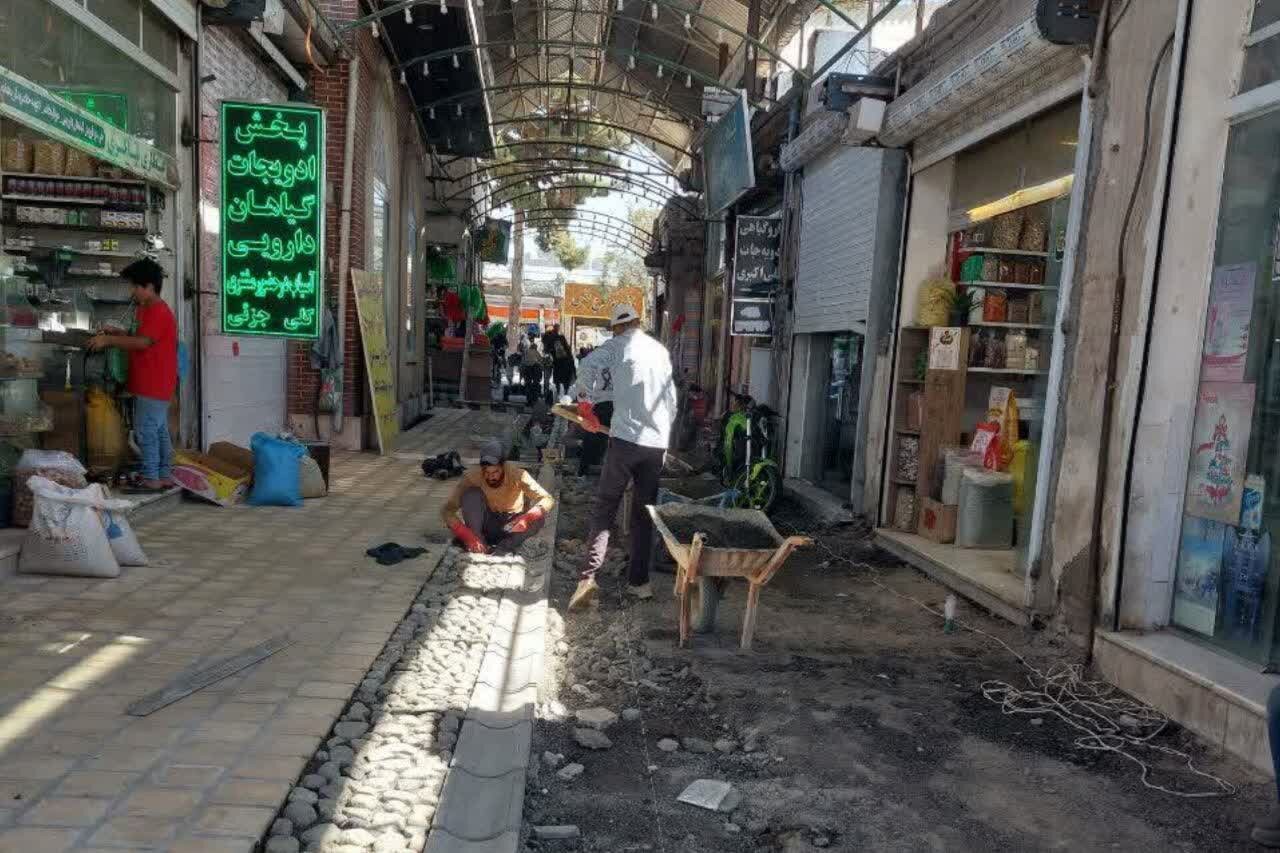 عملیات مرمت و ساماندهی بازارهای تاریخی تربت حیدریه آغاز شد