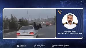 برخورد با حرکات نمایشی رانندگان در اردبیل ادامه دارد
