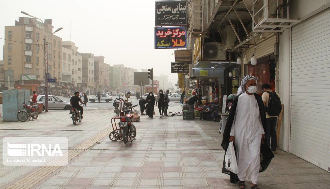 وزش باد شدید و احتمال گردوخاک در برخی مناطق خوزستان