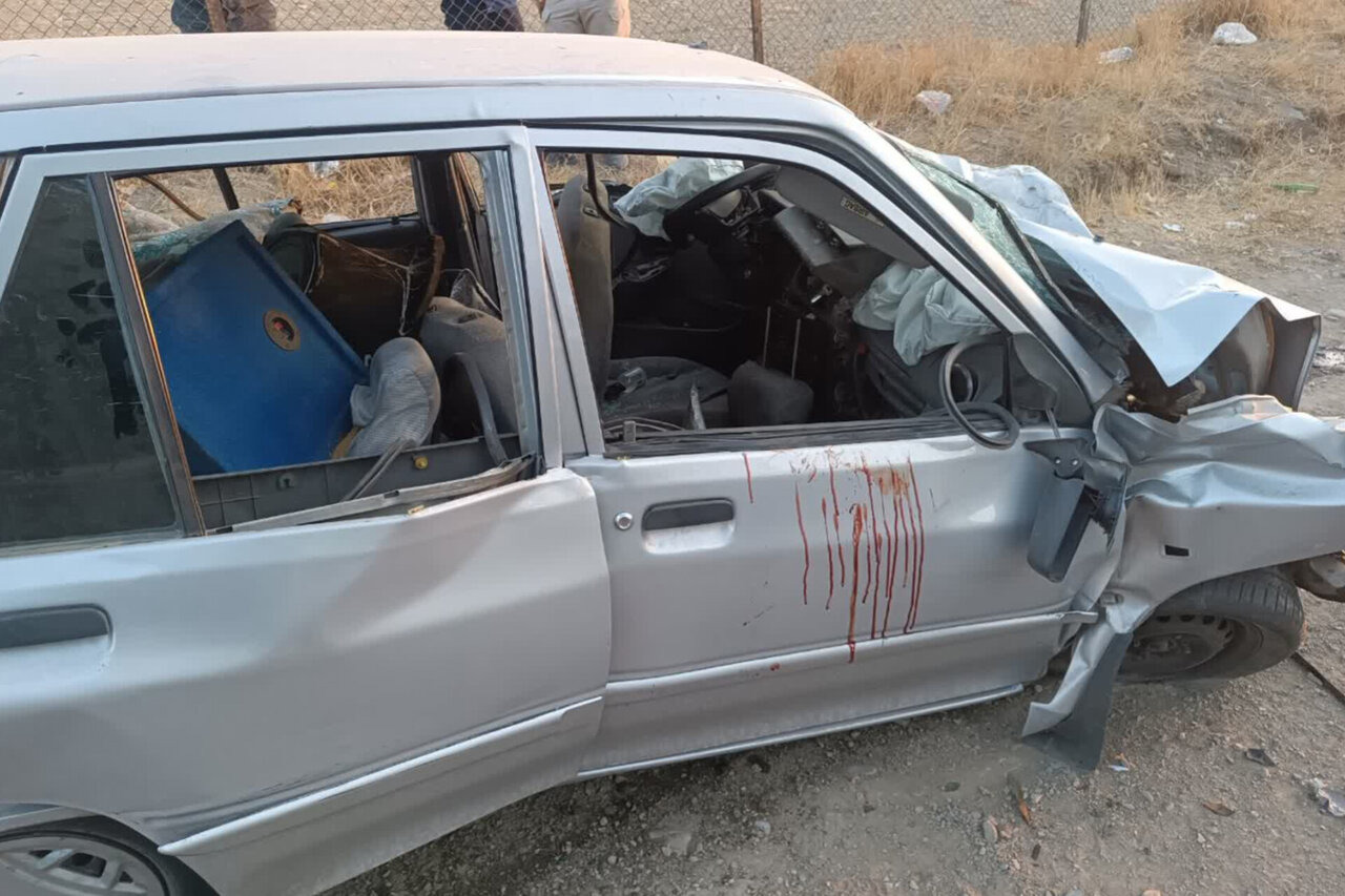 مهربان: واژگونی پراید در محور بجنورد ـ شیروان یک کشته بر جای گذاشت